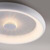 Leuchten-Direkt VERTIGO Lámpara de Techo LED Blanca, 1 luz, Mando a distancia