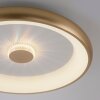 Leuchten-Direkt VERTIGO Lámpara de Techo LED dorado, 1 luz, Mando a distancia