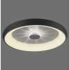 Leuchten-Direkt VERTIGO Lámpara de Techo LED Negro, 1 luz, Mando a distancia