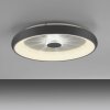 Leuchten-Direkt VERTIGO Lámpara de Techo LED Negro, 1 luz, Mando a distancia