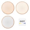 Brilliant Slimline Lámpara de Techo LED Blanca, 1 luz, Mando a distancia