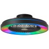 Brilliant Mazzaro Ventilador de techo LED Negro, 1 luz, Mando a distancia, Cambia de color