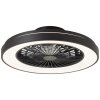 Brilliant Mazzaro Ventilador de techo LED Negro, 1 luz, Mando a distancia, Cambia de color