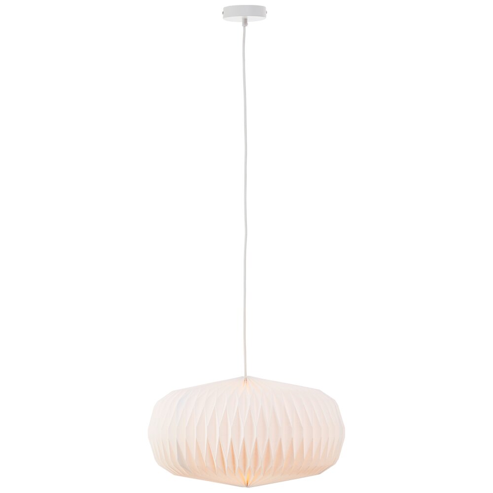 Brilliant June Lámpara Colgante Blanca, 1 luz main product photo