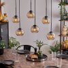 Koyoto Lámpara Colgante - Cristal Colores ámbar, Transparente, 6 luces