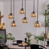 Koyoto Lámpara Colgante - Cristal Colores ámbar, Transparente, 6 luces