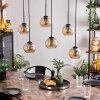 Koyoto Lámpara Colgante - Cristal Colores ámbar, Transparente, 6 luces