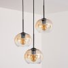 Apedo Lámpara Colgante - Cristal Colores ámbar, Transparente, 3 luces