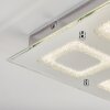 Kingsta Lámpara de Techo LED Cromo, 1 luz