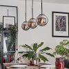 Gastor Lámpara Colgante - Cristal Ahumado, 3 luces