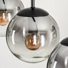 Gastor Lámpara Colgante - Cristal Transparente, Ahumado, 3 luces