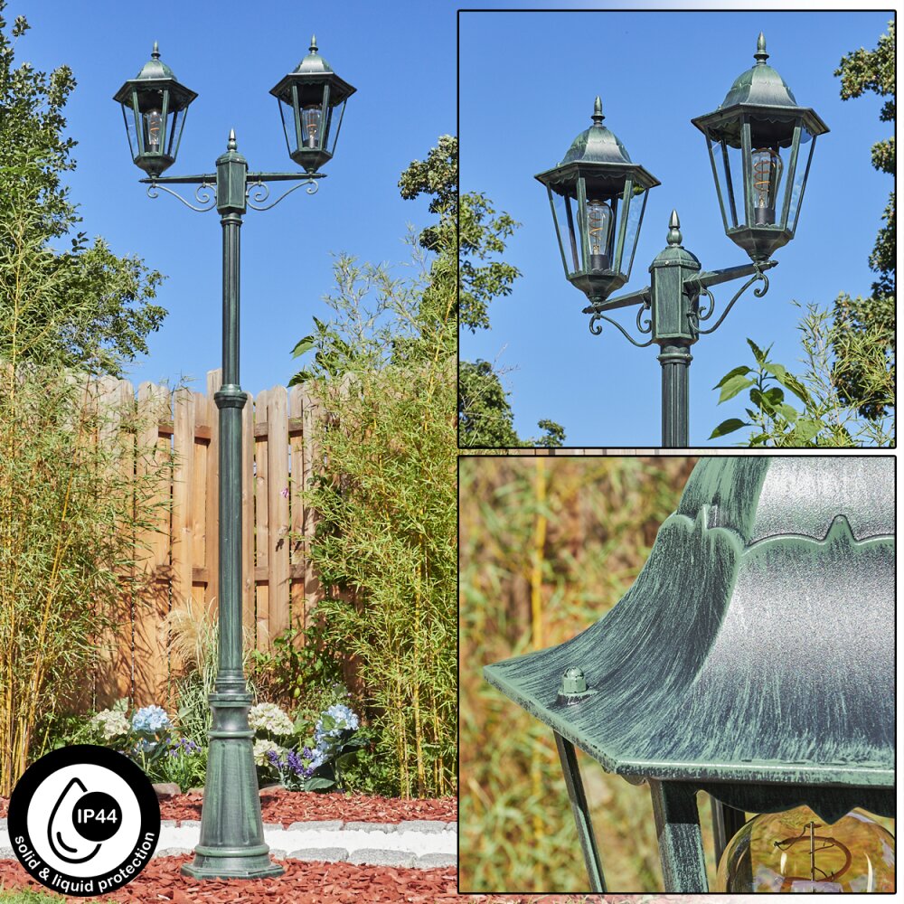 Hongkong Candelabro Verde, Negro, 2 luces main product photo