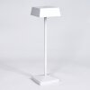 Algeraz Lámpara de mesa LED Blanca, 1 luz
