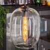 Apedo Lámpara Colgante - Cristal Transparente, 3 luces