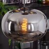 Apedo Lámpara Colgante - Cristal Ahumado, 3 luces