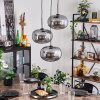 Apedo Lámpara Colgante - Cristal Ahumado, 3 luces