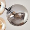 Gastor Lámpara de Techo - Cristal Colores ámbar, Ahumado, 5 luces