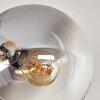 Gastor Lámpara de Techo - Cristal Colores ámbar, Transparente, Ahumado, 5 luces