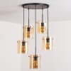 Parane Lámpara Colgante - Cristal Colores ámbar, 5 luces