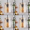 Parane Lámpara Colgante - Cristal Colores ámbar, 5 luces