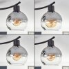 Koyoto Lámpara de Techo - Cristal Transparente, Ahumado, 4 luces