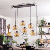 Koyoto Lámpara Colgante - Cristal Colores ámbar, 6 luces