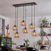Koyoto Lámpara Colgante - Cristal Colores ámbar, 6 luces
