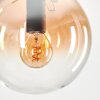 Gastor Lámpara Colgante - Cristal Colores ámbar, Transparente, 4 luces