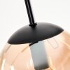 Gastor Lámpara Colgante - Cristal Colores ámbar, Transparente, 4 luces