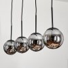 Gastor Lámpara Colgante - Cristal Ahumado, 4 luces