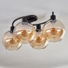 Koyoto Lámpara de Techo - Cristal Colores ámbar, 4 luces