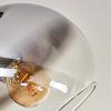 Koyoto Lámpara de Techo - Cristal Cromo, Transparente, Ahumado, 3 luces