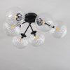 Chehalis Lámpara de Techo Transparente, 6 luces