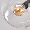 Gastor Lámpara de Techo - Cristal Transparente, 5 luces