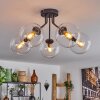 Gastor Lámpara de Techo - Cristal Transparente, 5 luces