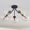 Gastor Lámpara de Techo - Cristal Transparente, 5 luces
