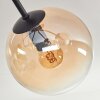 Gastor Lámpara de Techo - Cristal Colores ámbar, Transparente, 5 luces