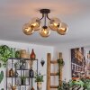 Gastor Lámpara de Techo - Cristal Colores ámbar, 5 luces