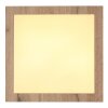 Globo XAVVI Lámpara de Techo LED Color madera, Blanca, 1 luz