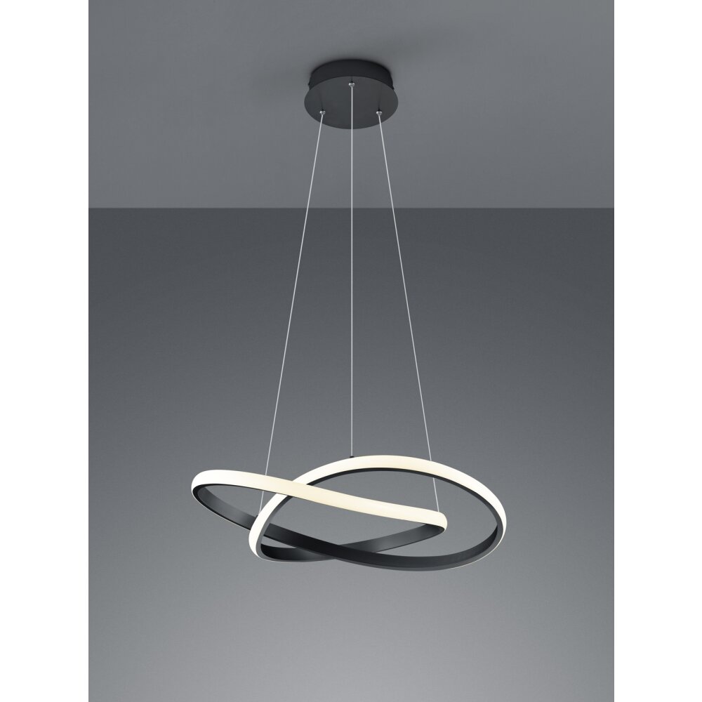 Reality Course Lámpara Colgante LED Negro, 1 luz main product photo