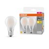 OSRAM CLASSIC A Juego de 2 LED E27 6,5 watt 2700 Kelvin 806 Lumen