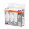 Osram LED E14 5,7 Watt 2700 Kelvin 470 Lumen Paquete de 3