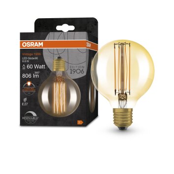 OSRAM Vintage 1906® LED E27 8,8 W 2200 Kelvin 806 Lumen