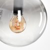 Gastor Lámpara Colgante - Cristal Transparente, Ahumado, 1 luz