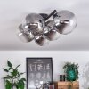 Chehalis Lámpara de Techo - Cristal Transparente, Ahumado, 5 luces