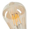 E27 juego de 2 LED 6 vatios 2200 Kelvin 650 lumen Colores ámbar, Latón, 1 luz