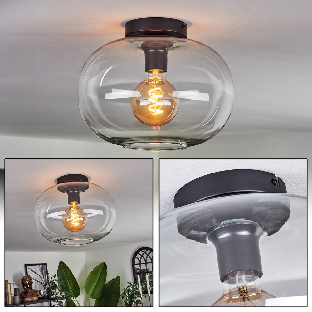 Apedo Lámpara de Techo - Cristal Transparente, 1 luz main product photo