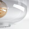 Apedo Lámpara de Techo - Cristal Transparente, 1 luz, Mando a distancia