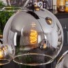 Koyoto Lámpara Colgante - Cristal Transparente, Ahumado, 6 luces
