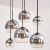 Koyoto Lámpara Colgante - Cristal Transparente, Ahumado, 6 luces
